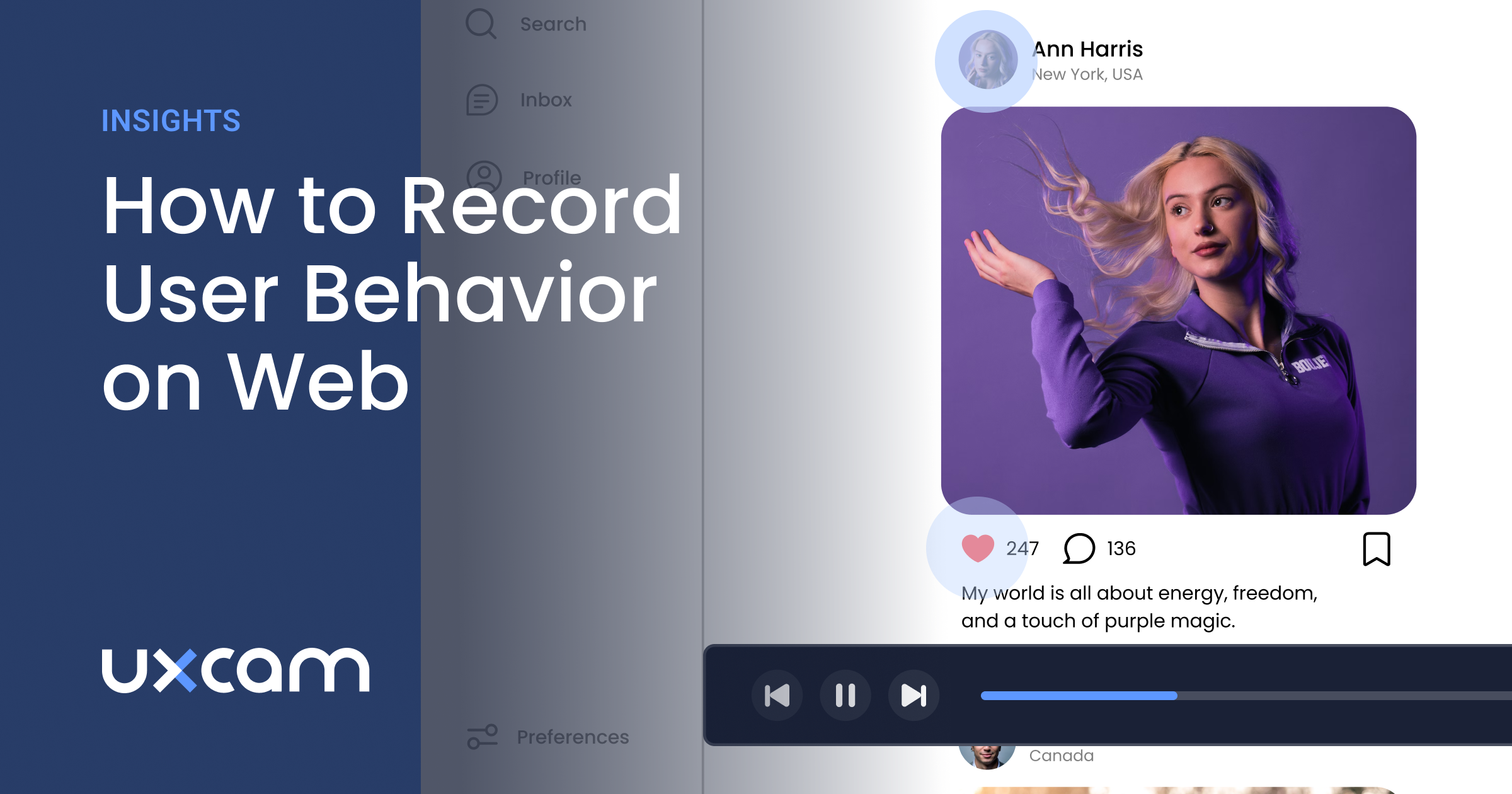 How to record user behavior on web