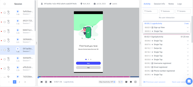 session replay product intelligence platform tool