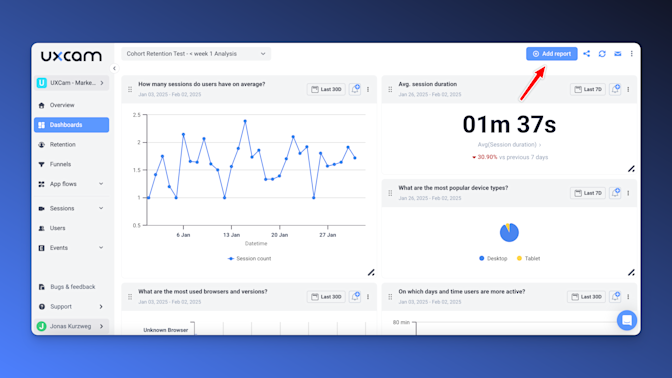 session duration tutorial