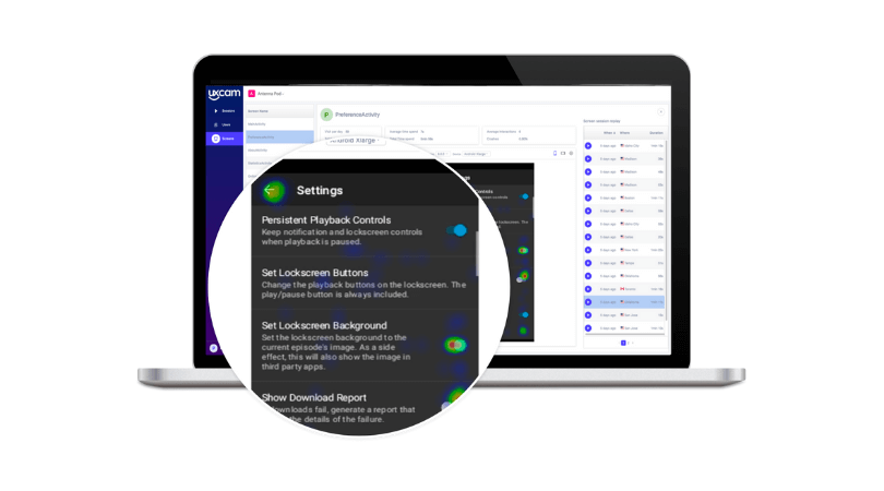 Application Monitoring and Onboarding, Screen UX Analysis