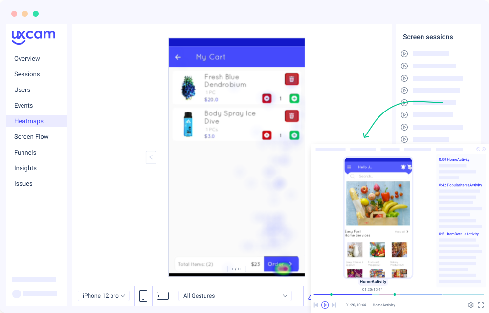 heatmap tools session recording