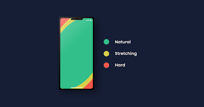 Mobile UX Design natural movement