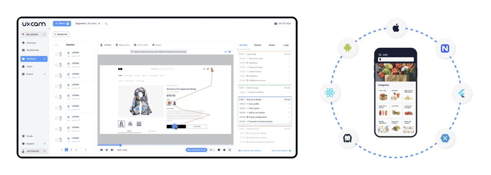 mobile and web platform