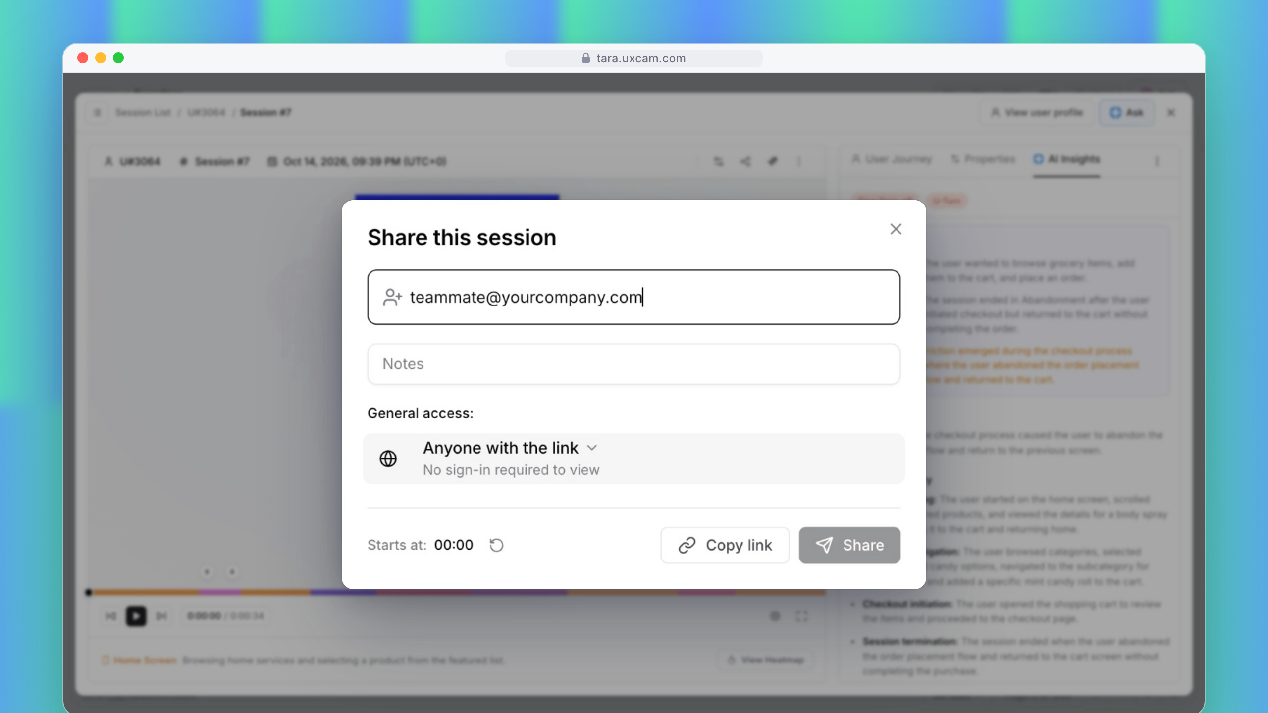 Tara builds a Conversion and Drop-off dashboard that everyone with access to the app can see