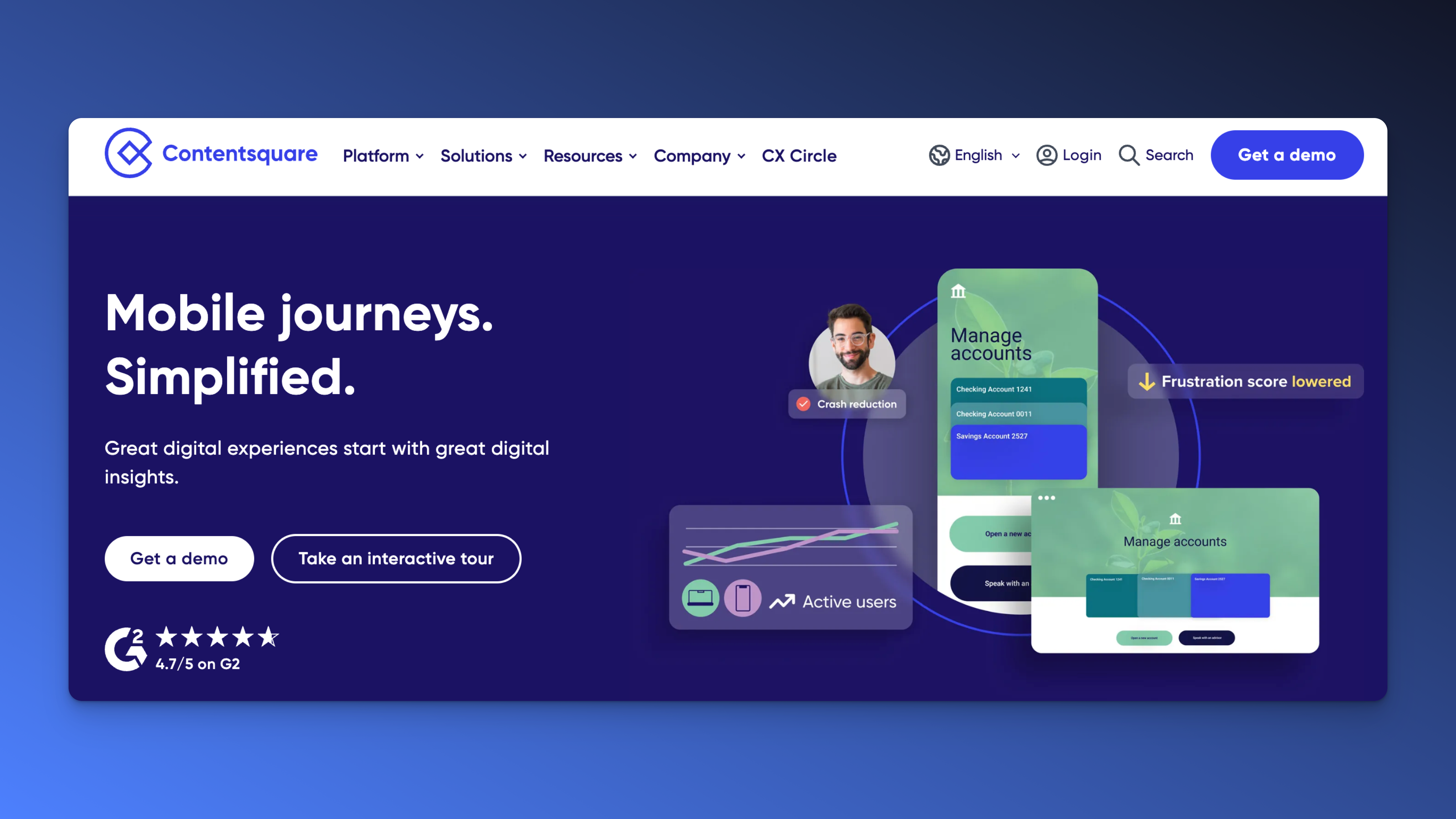 Contentsquare mobile app analytics