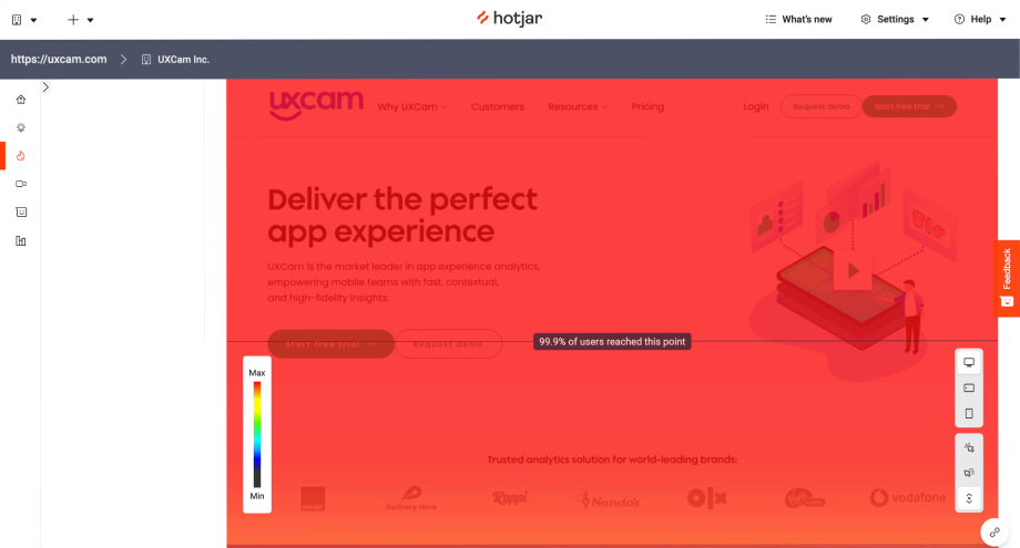 The Hotjar for mobile apps: UXCam