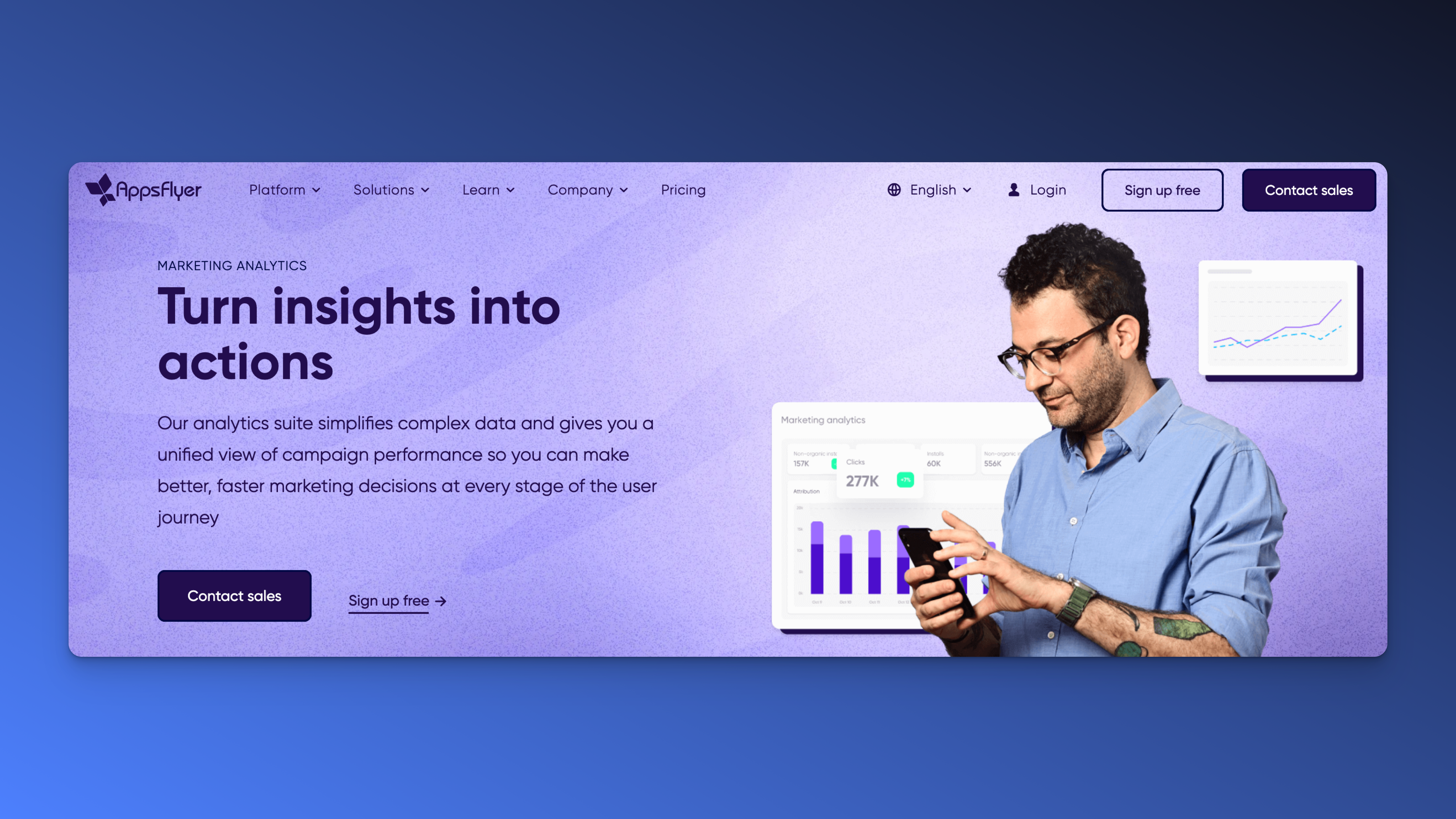 AppsFlyer analytics for mobile apps