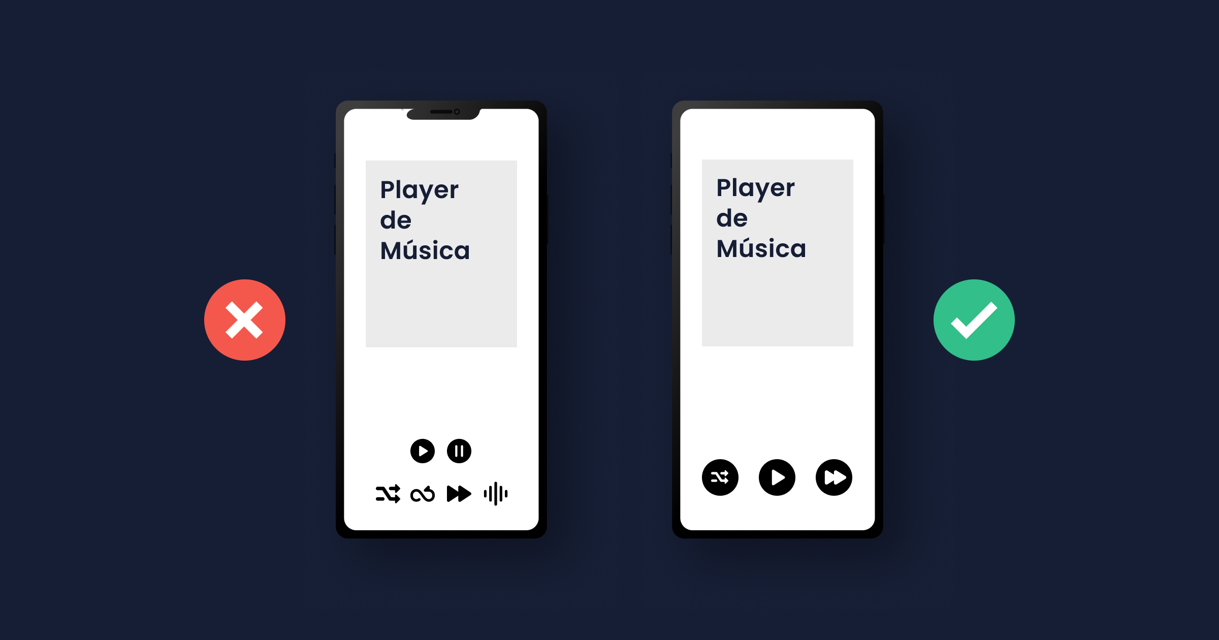 MobileUXDesign Player de música