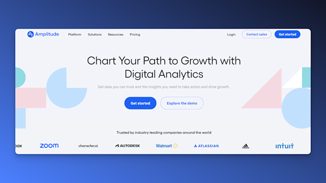 Amplitude Web Website analytics tool