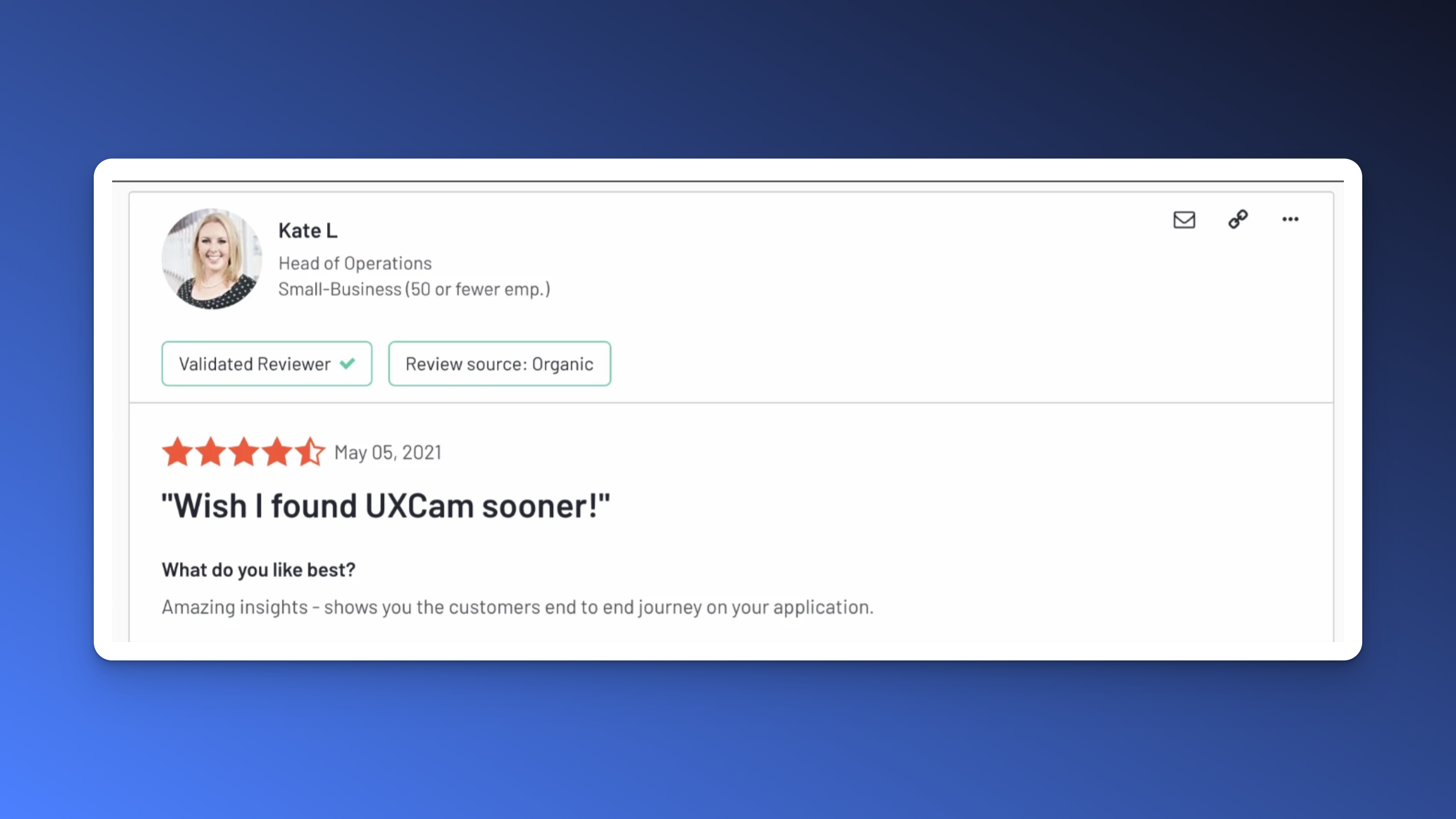 UXCam Testimonial 2