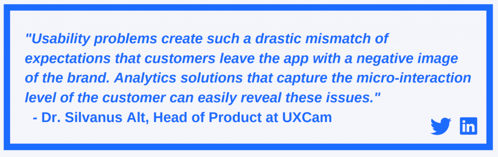 Usability Analytics smartphone mobile rage tap click