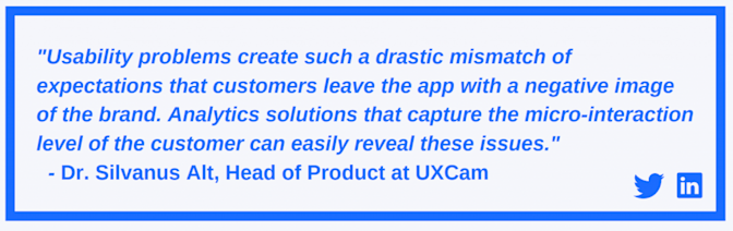 Usability Analytics smartphone mobile rage tap click