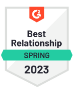 G2 Best Relationship Spring 2023