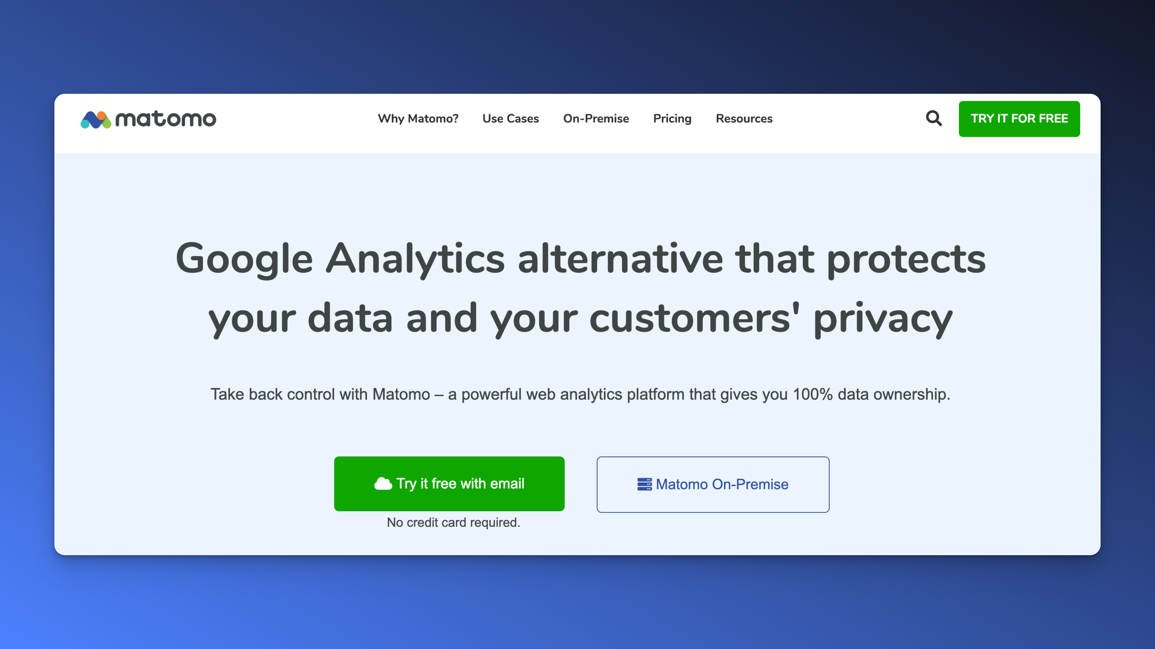 Matomo Website Analytics tool