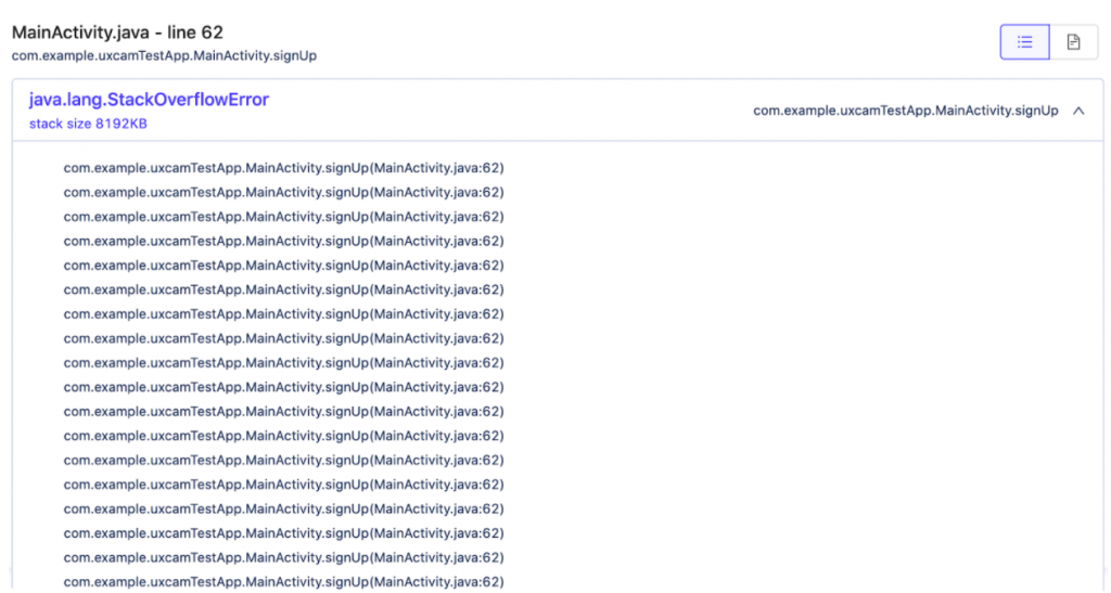 Effective Crash Investigation with UXCam