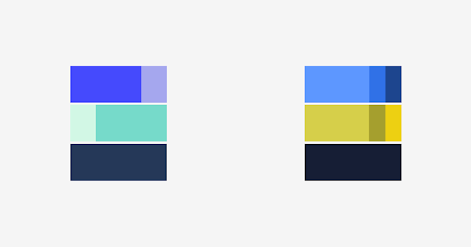 From loud blurple to optimistic sky blue