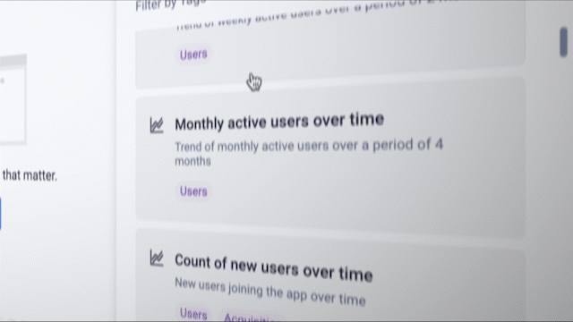 Create interactive dashboards instantly