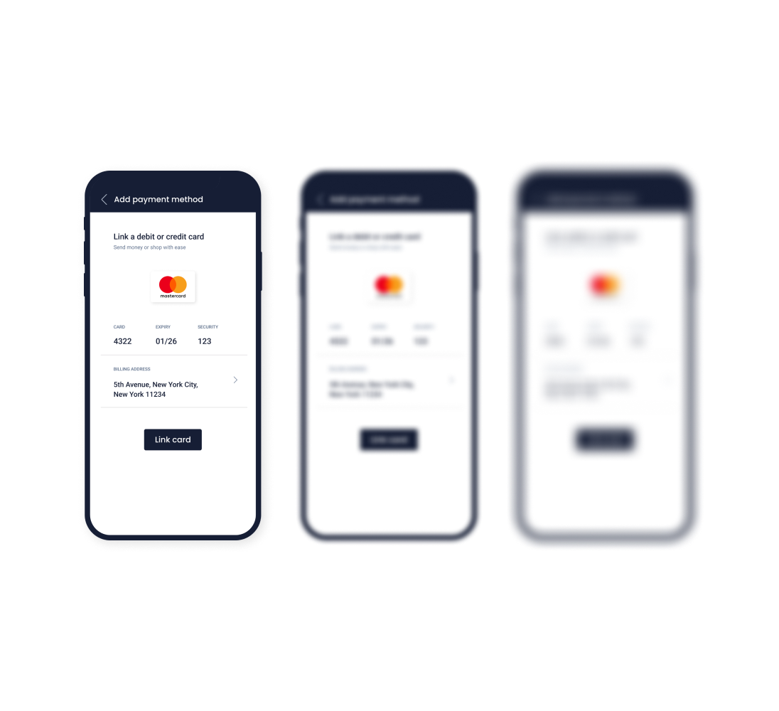 Privacy feature - Unique screen blurring