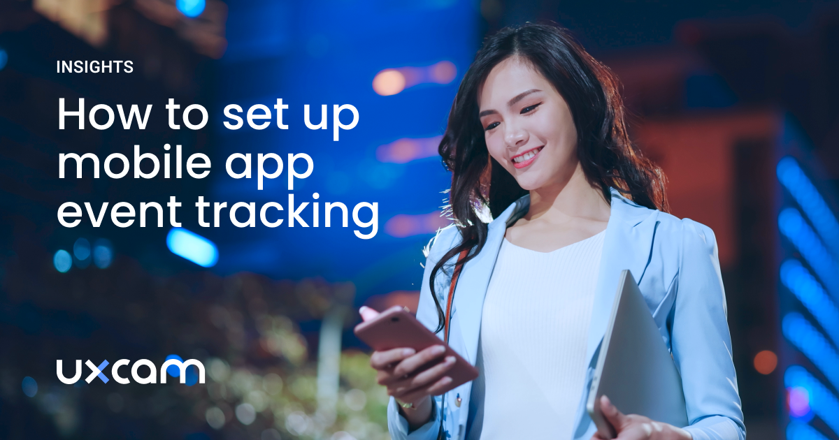 how to set up mobile app event tracking