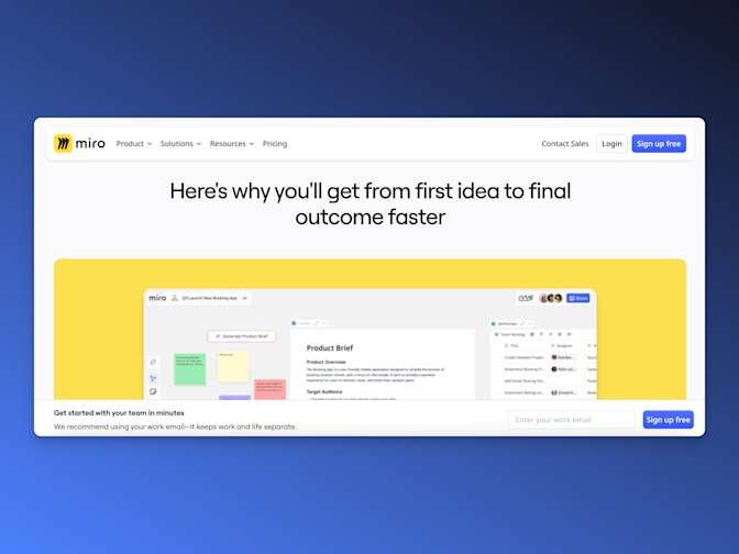 Miro Web Design Examples