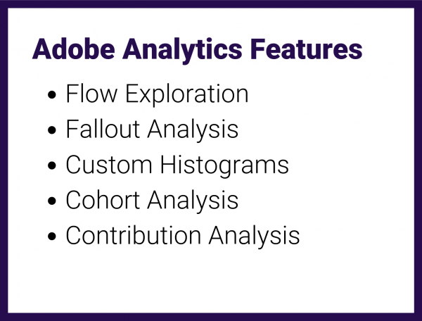 Adobe analytics alternative features