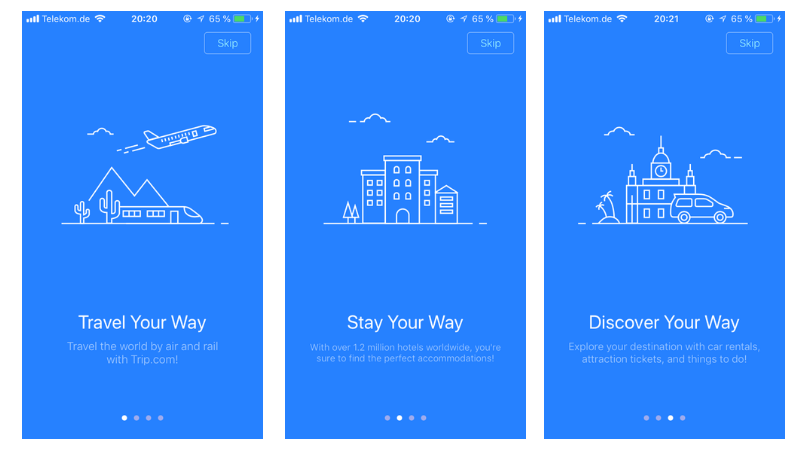 mobile app onboarding examples