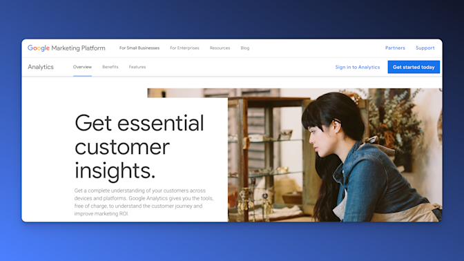 Web analytics tools: google analytics