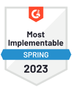 G2 Most Implementable Spring 2023