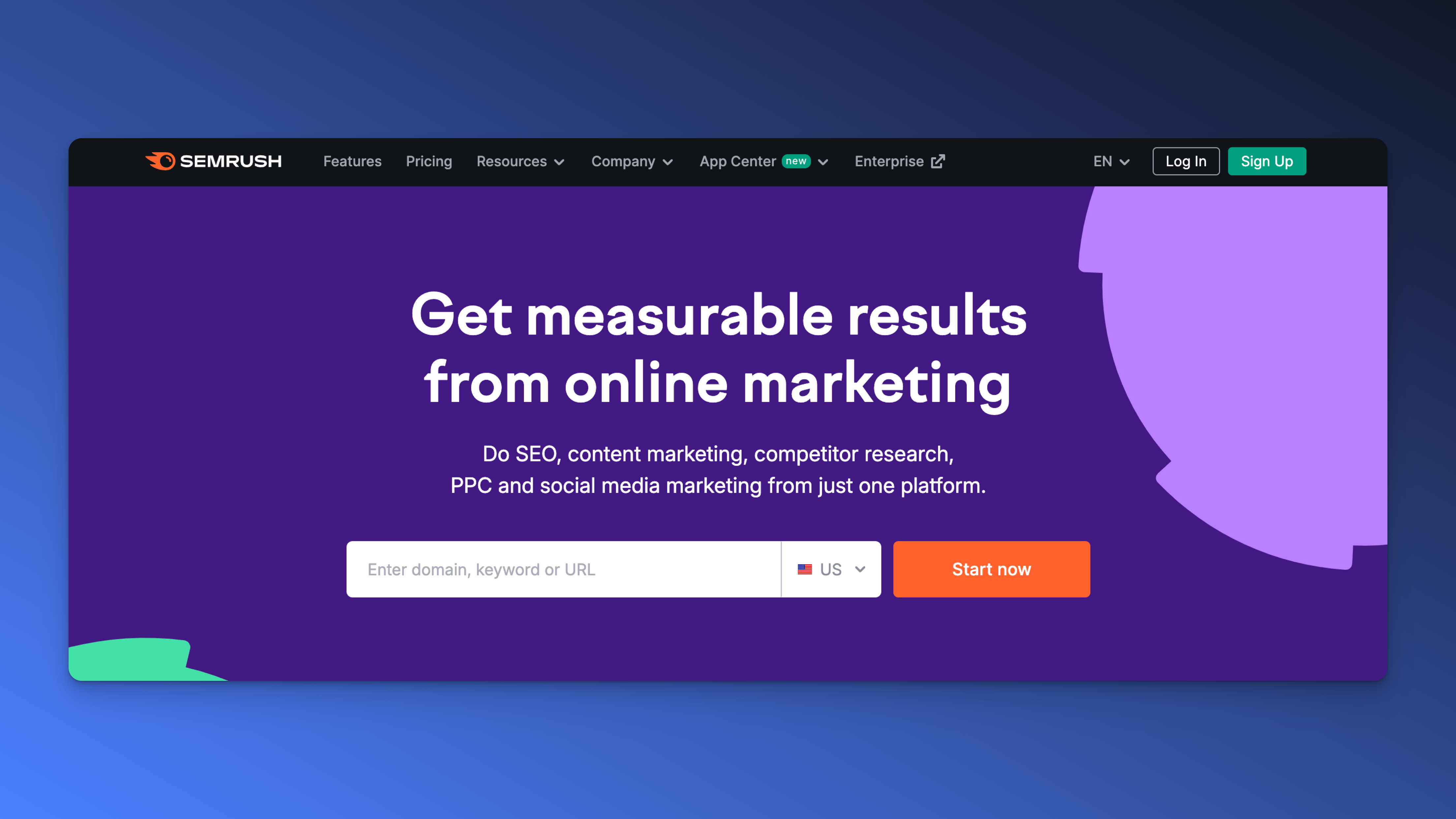 Website Analysis SEMrush