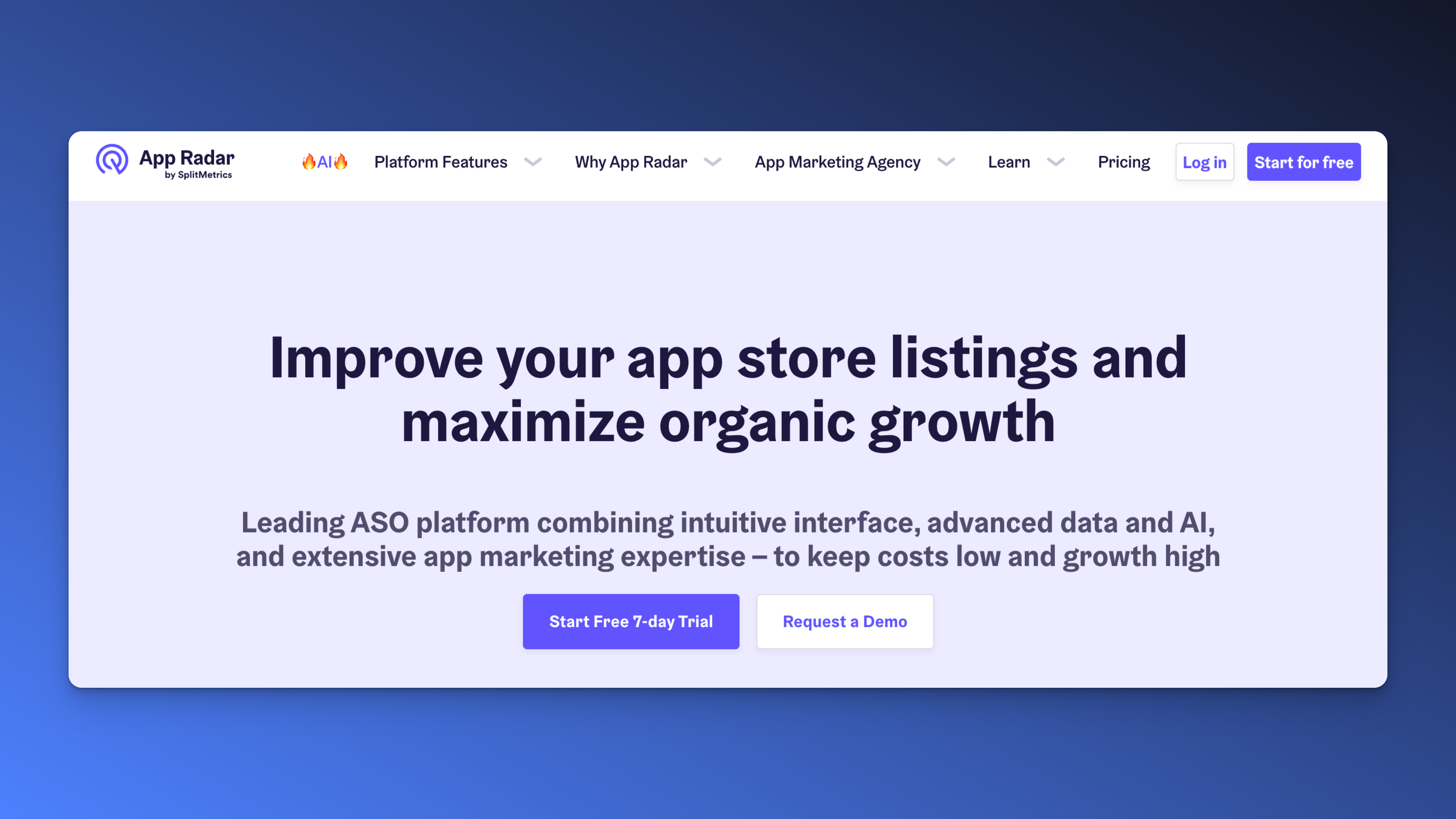 App Radar - mobile app analytics tool