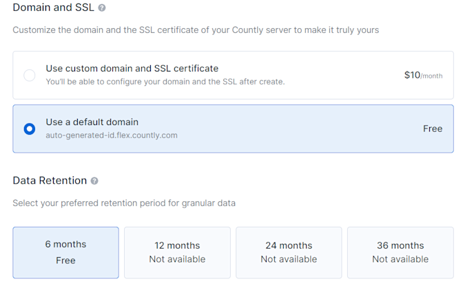 countly pricing plans