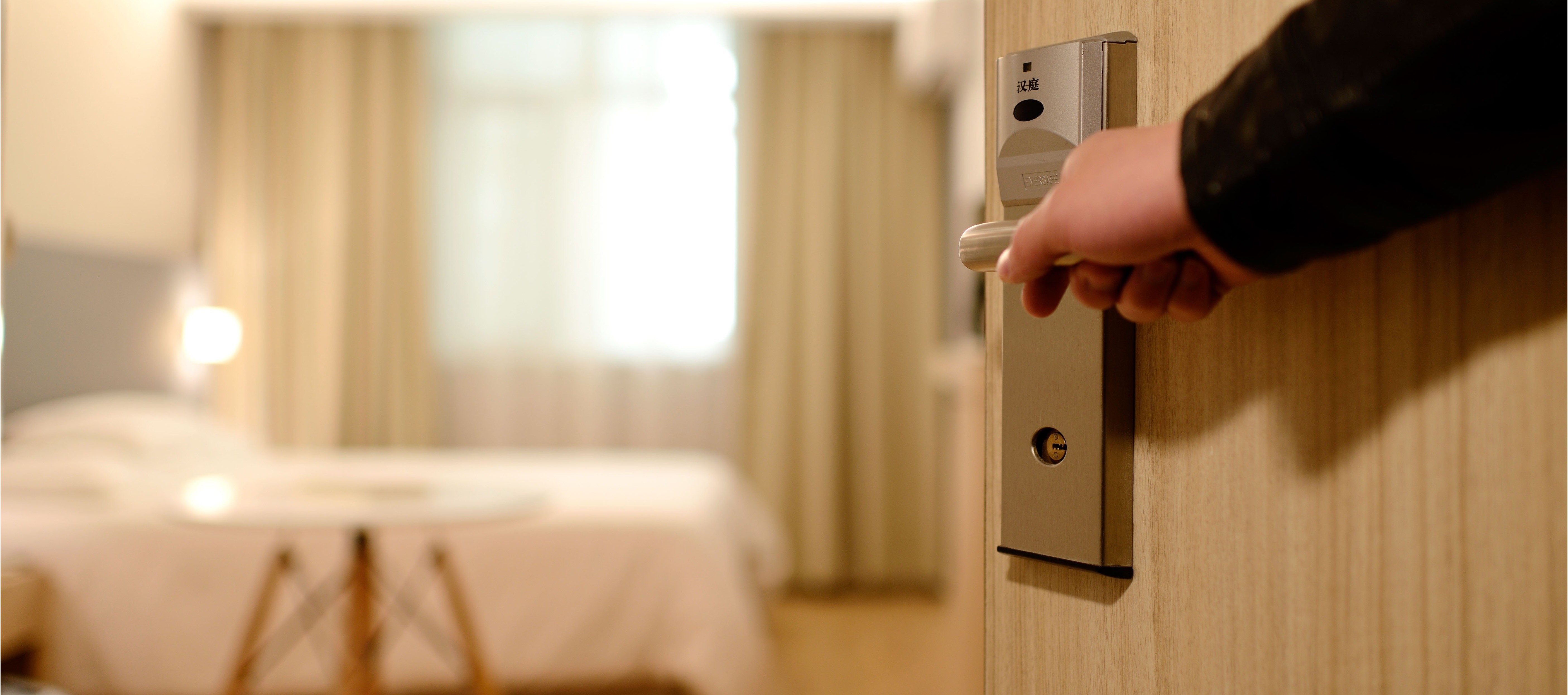 bedroom door entrance