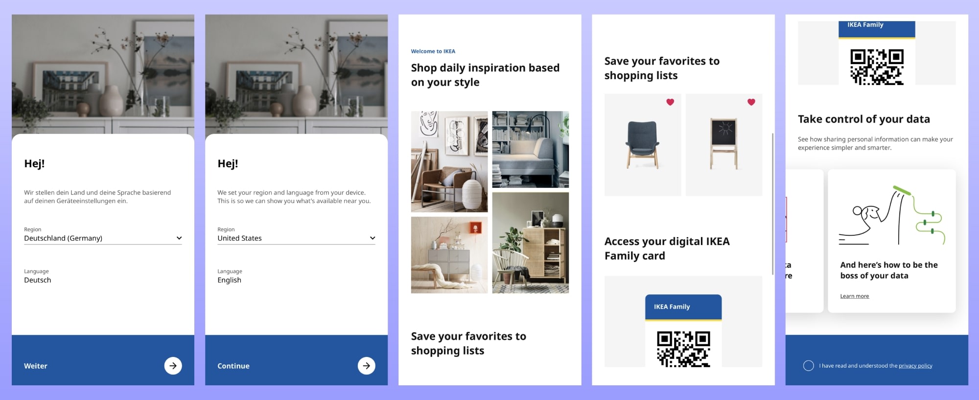 ikea app onboarding