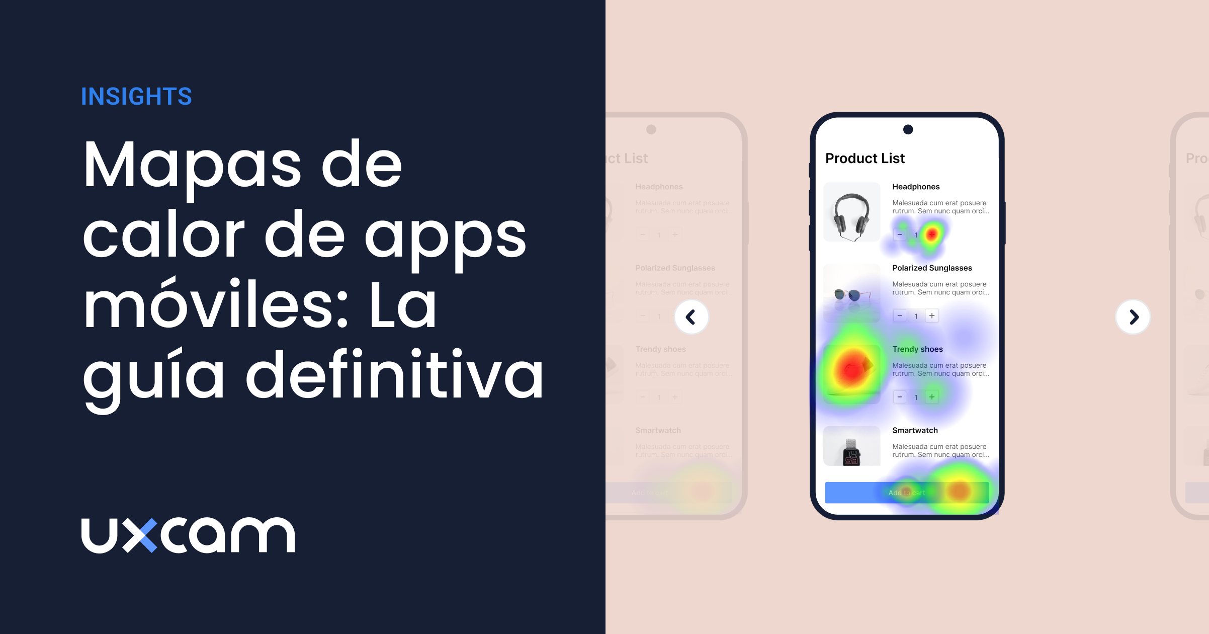 Mapas de calor de aplicaciones móviles