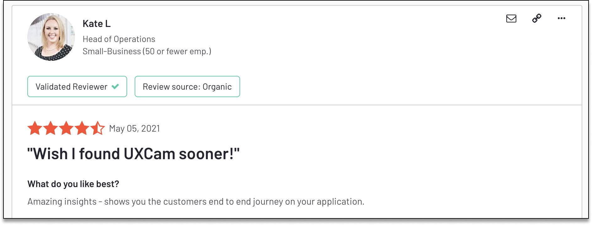UXCam mobile analytics review