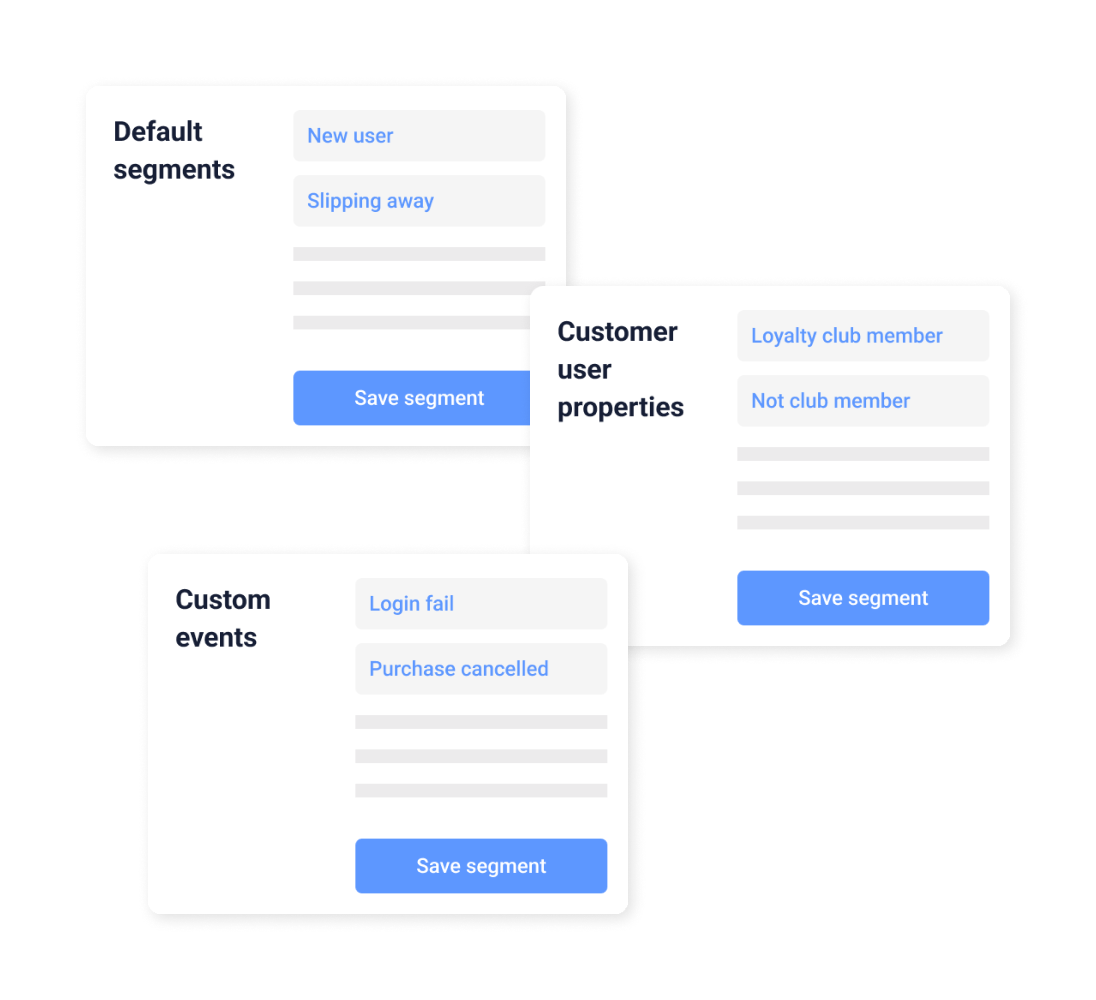 Engagement feature - segment