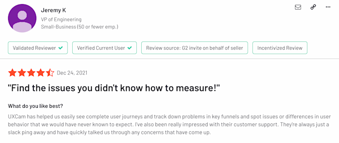 uxcam reviews