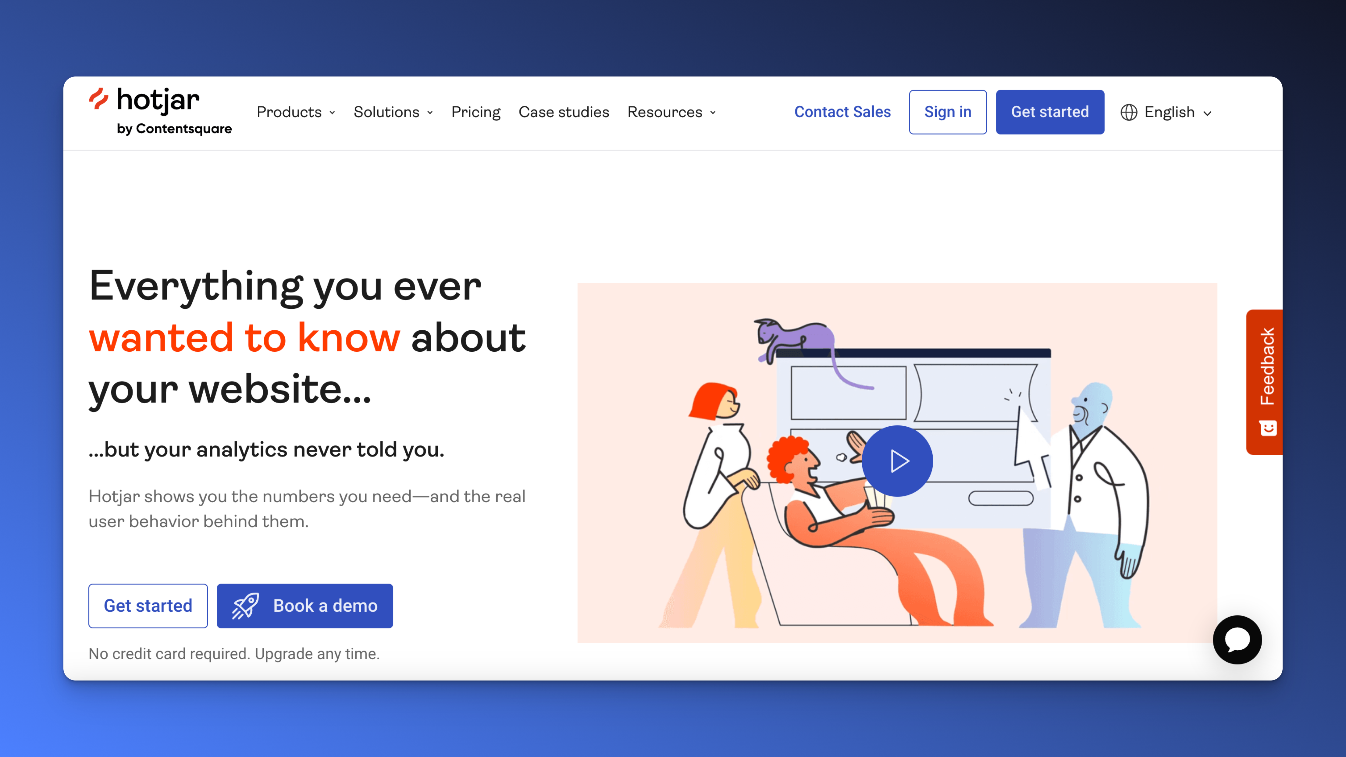 Hotjar web website analytics tool