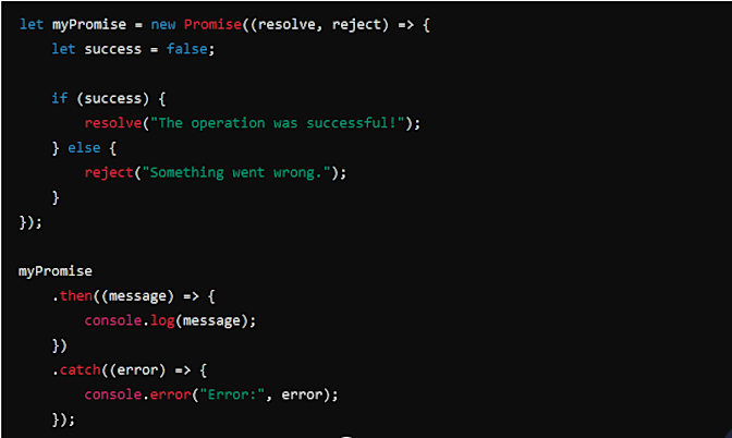 Catch method react error handling