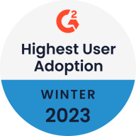 G2 Highest User Adoption 2023