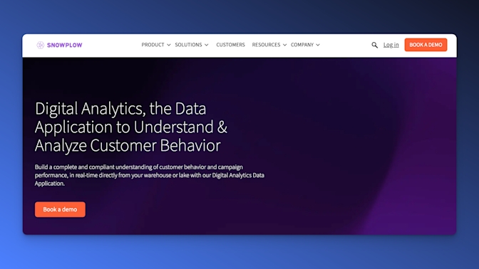 Snowplow web analytics tool