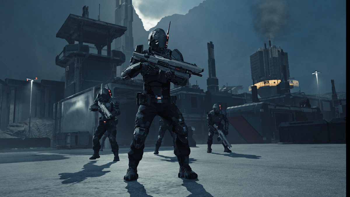 Bojová scéna z EVE Vanguard