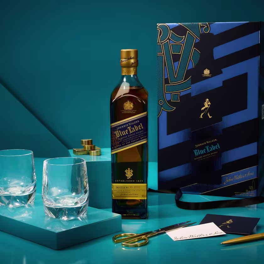 Johnnie walker blue gift
