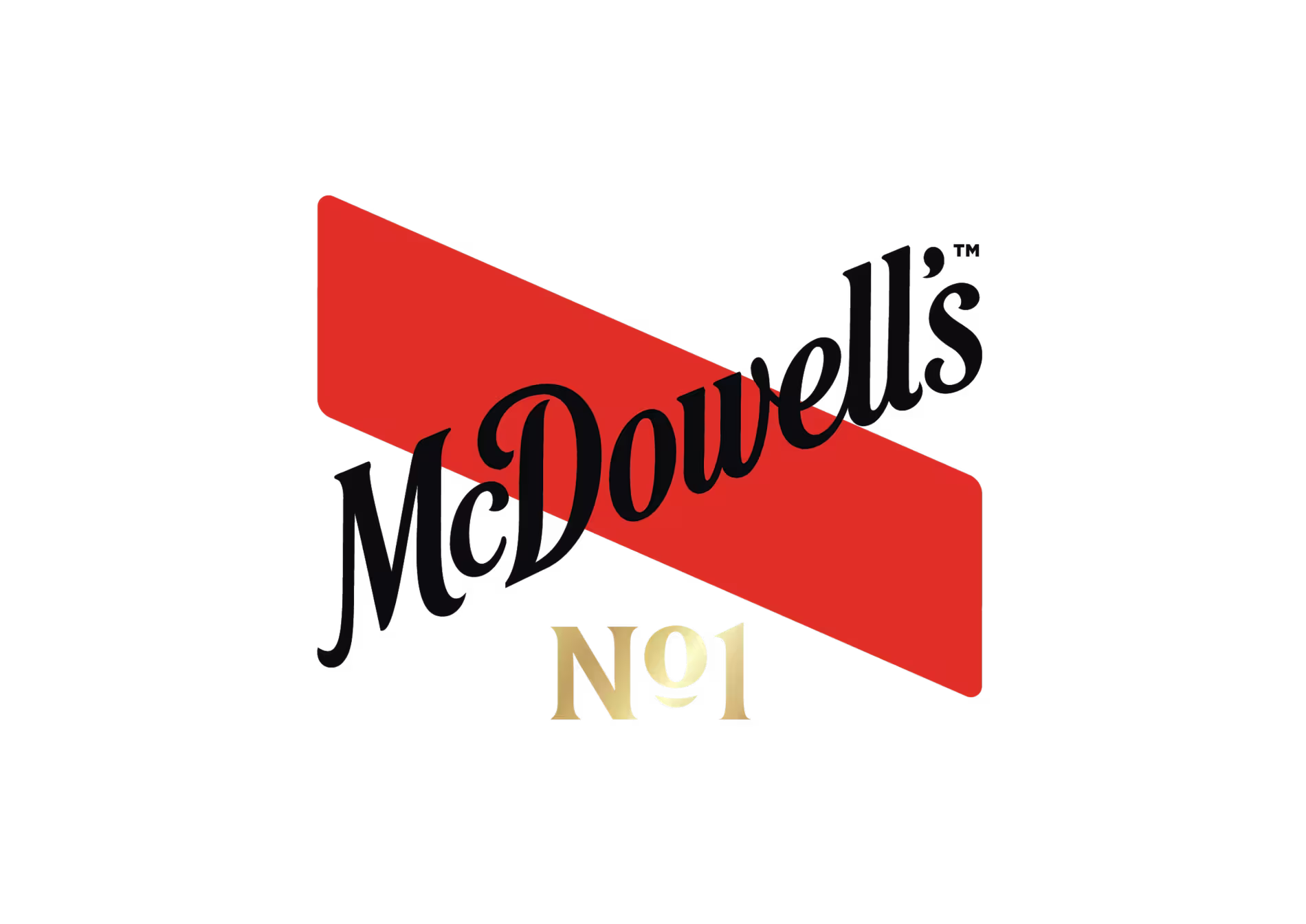 McDowells whisky bottle being held