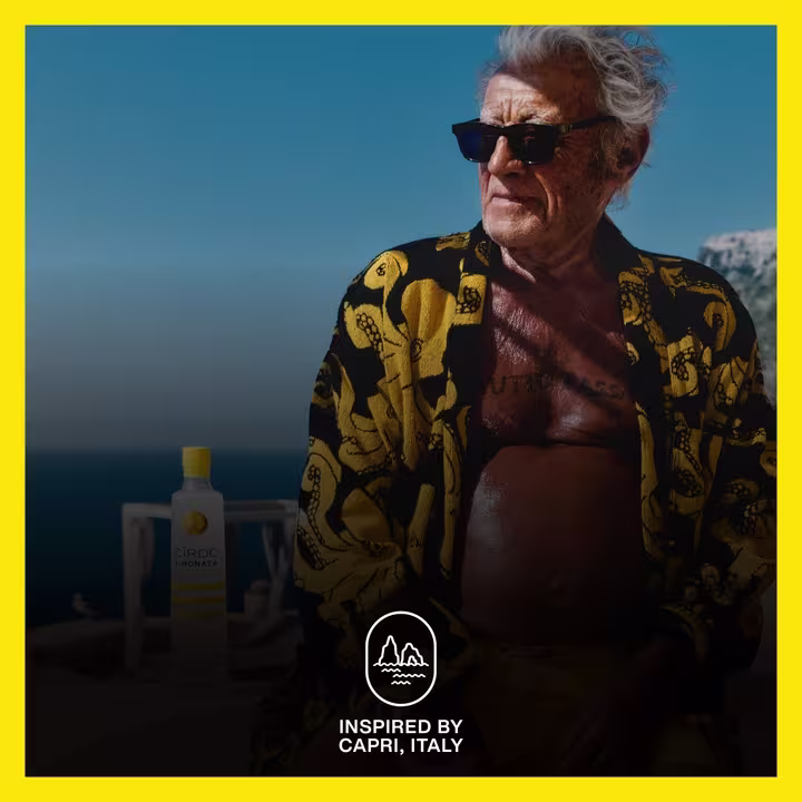 Cîroc Limonata Flavoured Vodka Lifestyle Image