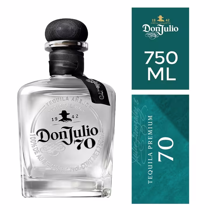 Tequila Don Julio 70  Añejo Cristalino 700mlTequila Don Julio 70  Añejo Cristalino 750ml