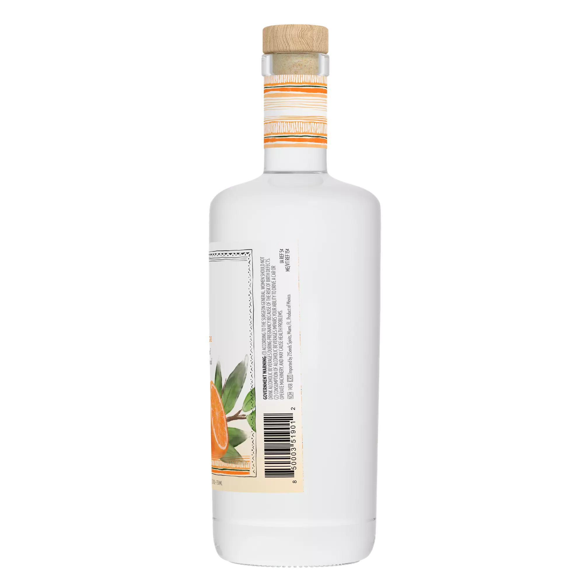 The Ennoy Professional White×orange 21Seeds Valencia Orange Infused Tequila, 50 ml, 10 pack | The Bar US