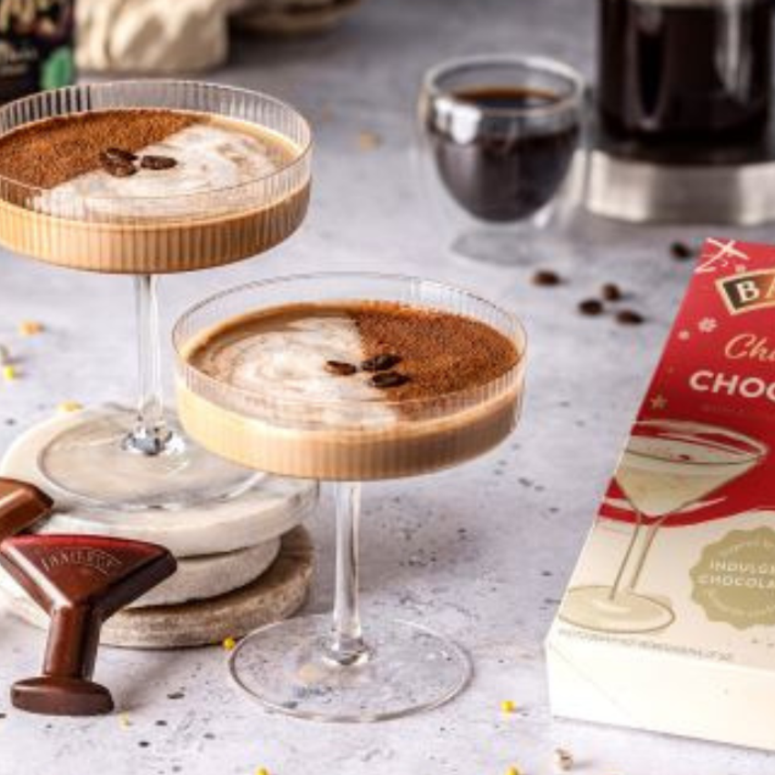 A bottle of Baileys Original Irish Cream and free choc-tails