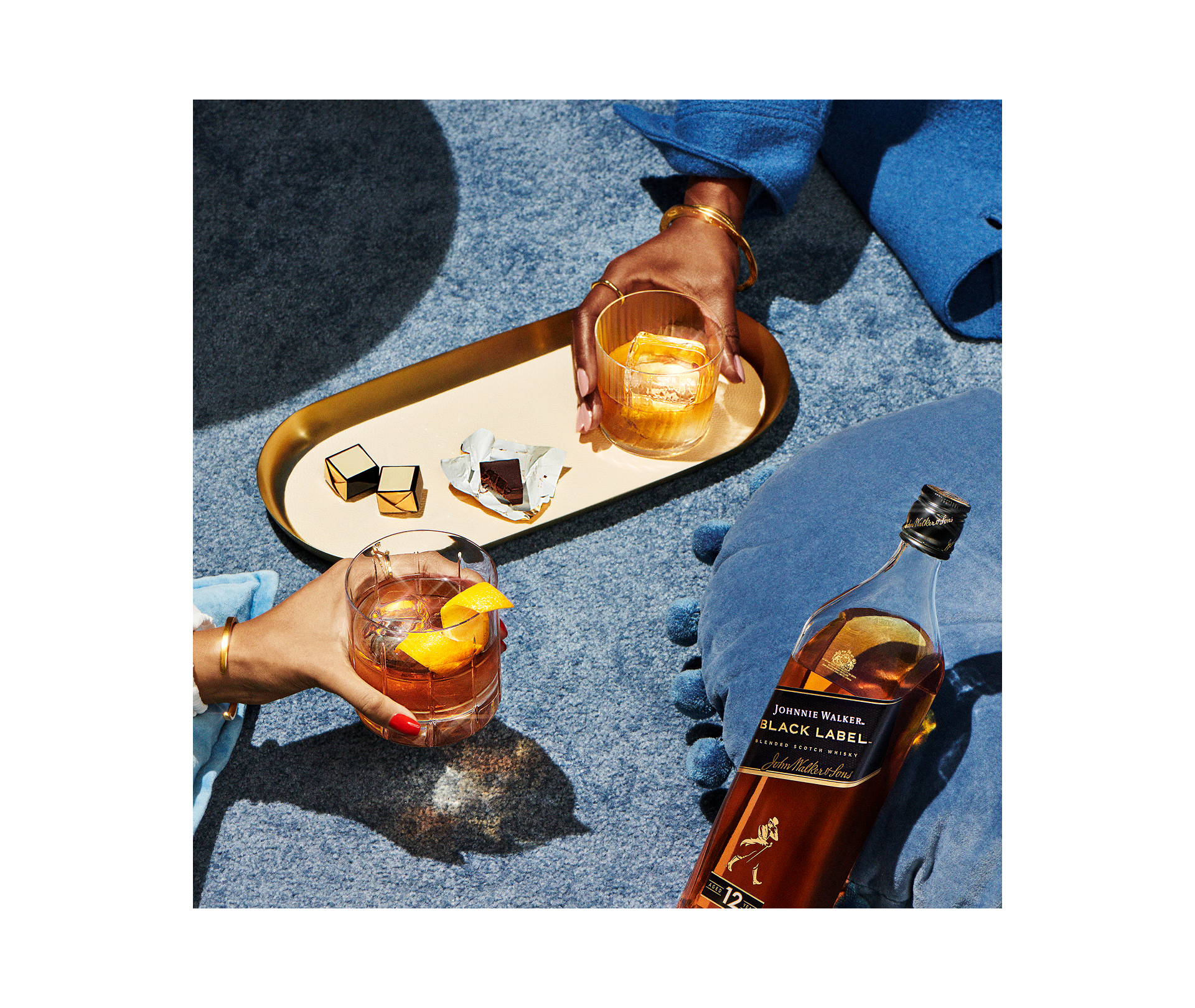 Johnnie Walker Black Label Scotch Whisky 750ml Mini Bottle | The
