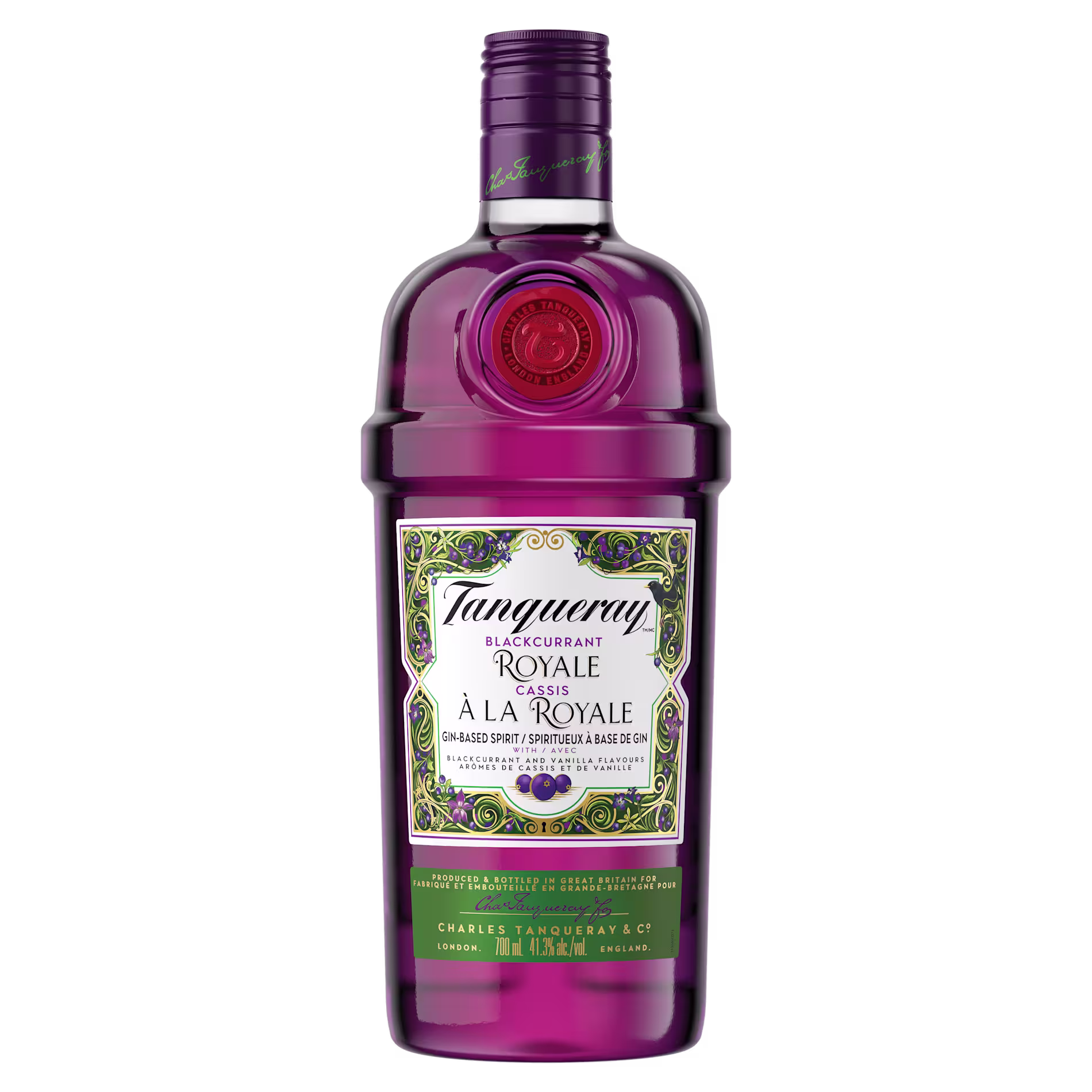 Tanqueray Blackcurrant Royale Gin, 0,7 L Front